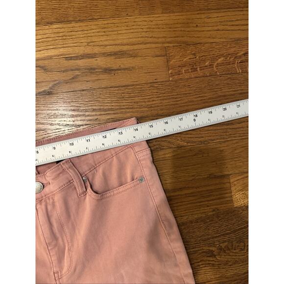 Buffalo David Bitton Jeans Pink Havana 2/26 High Rise Soft Strech Ankle Skinny - Picture 9 of 13